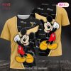 TRENDDING Louis Vuitton Black Mix Gold Luxury Brand All Over Printed