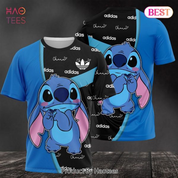 TRENDDING Stitch Adidas 3D T-Shirt POD Design