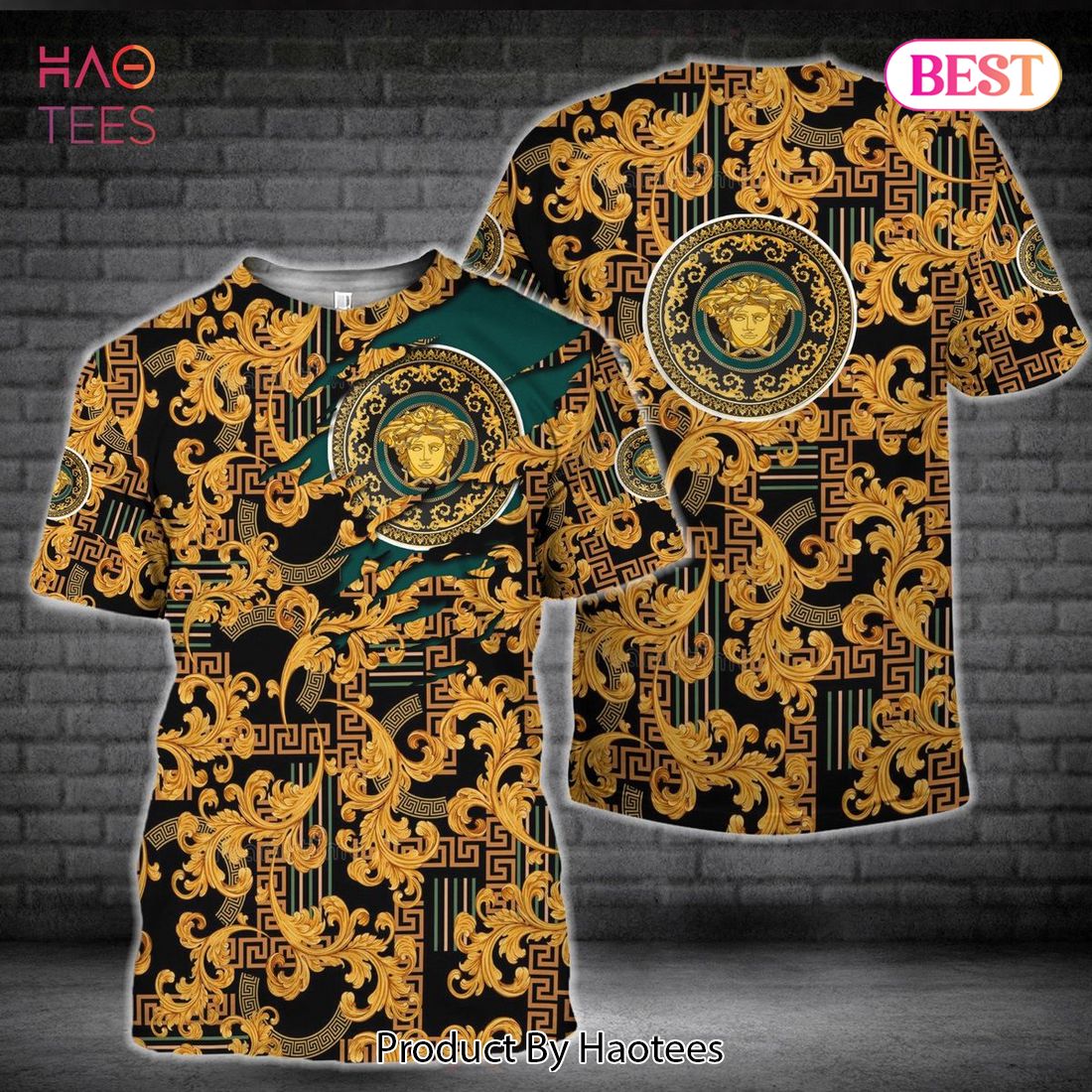 Versace Full Printing Luxury Brand 3D T-Shirt Limited Edition