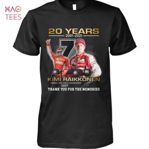 20 Years 2001-2022 Kimi Raikkonen Shirt