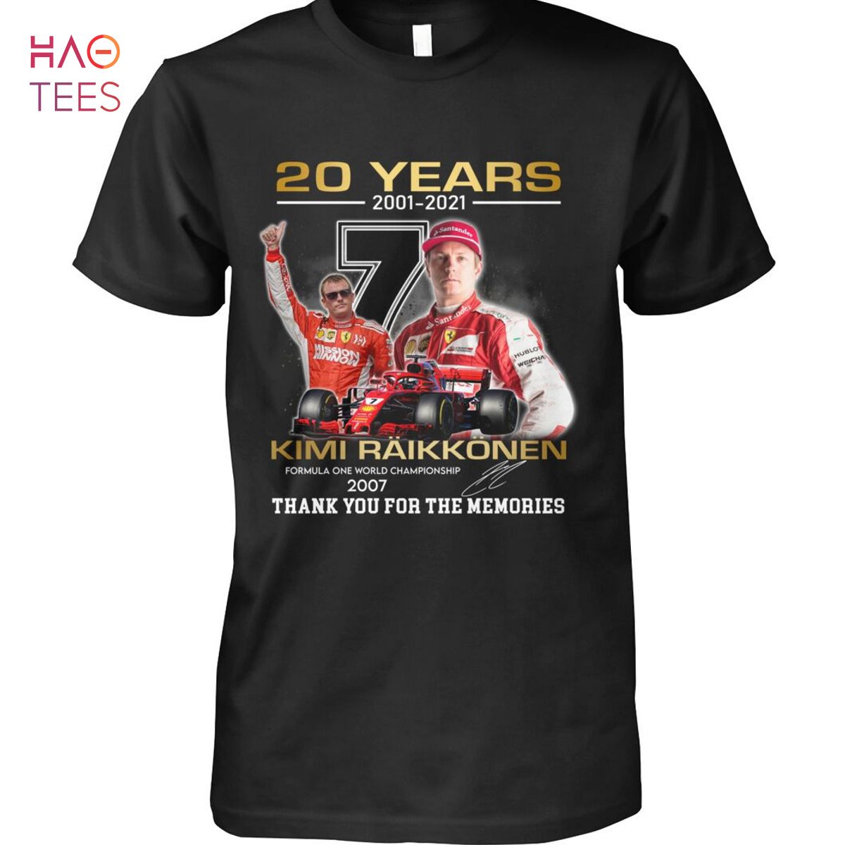 20 Years 2001-2022 Kimi Raikkonen Shirt