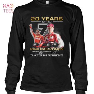 20 Years 2001-2022 Kimi Raikkonen Shirt