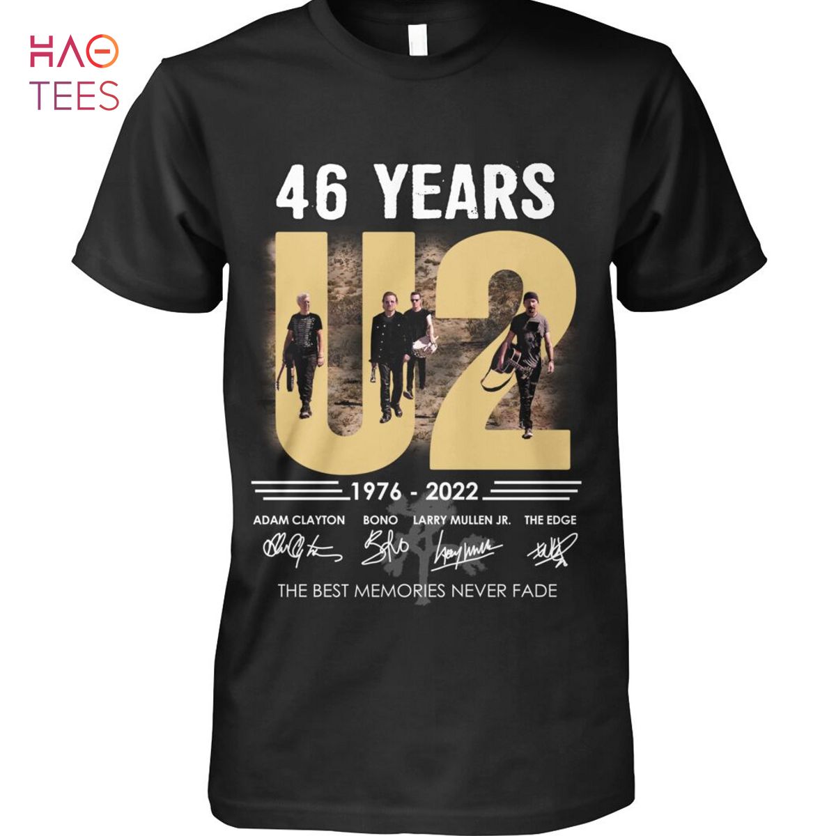 46 Years U2 1976-2022 Shirt Limited Edition