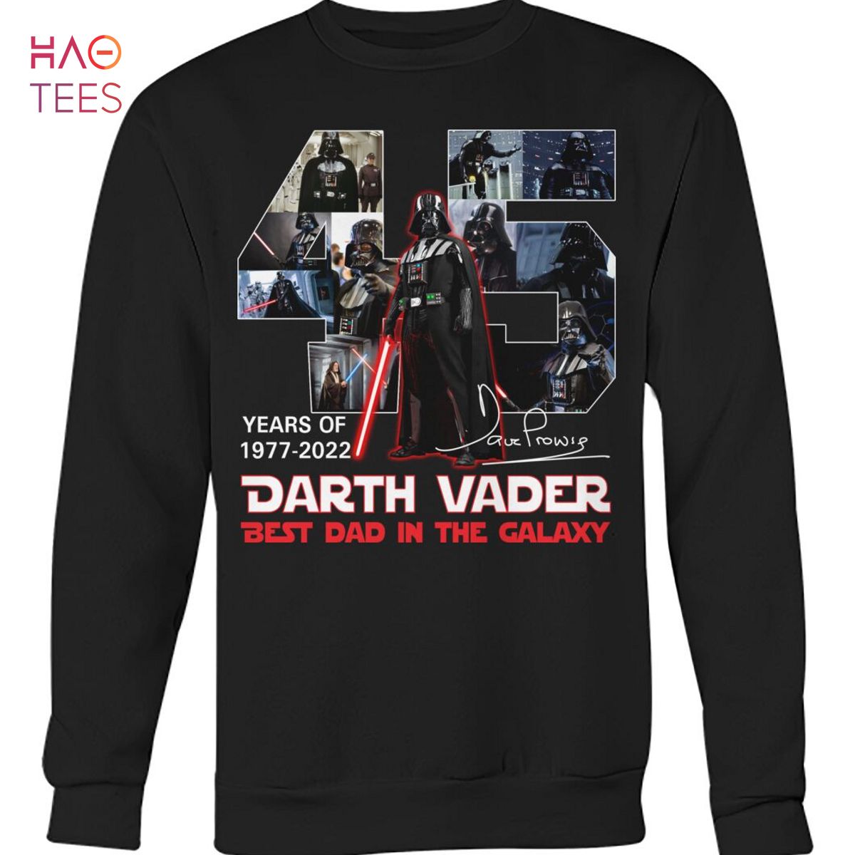 NEW 45 Years Of 1977-2022 Darth Vader Shirt NEW 45 Years Of 1977-2022 Darth Vader Shirt