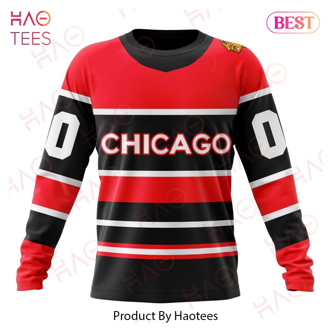 NHL Chicago Blackhawks Reverse Retro Kits Hoodie