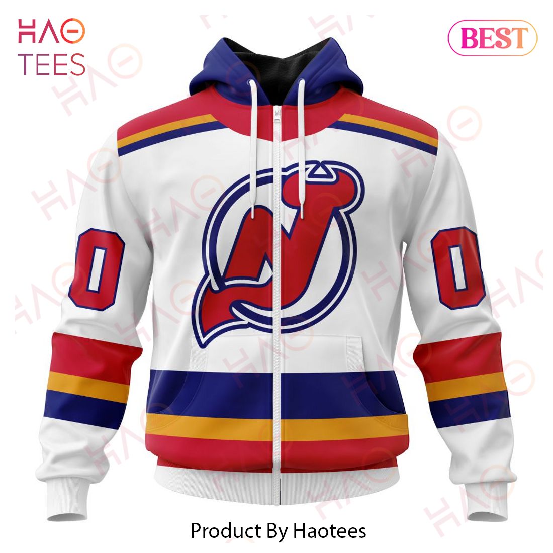Personalized NHL New Jersey Devils Reverse Retro 3D Hoodie All Over Print -  T-shirts Low Price