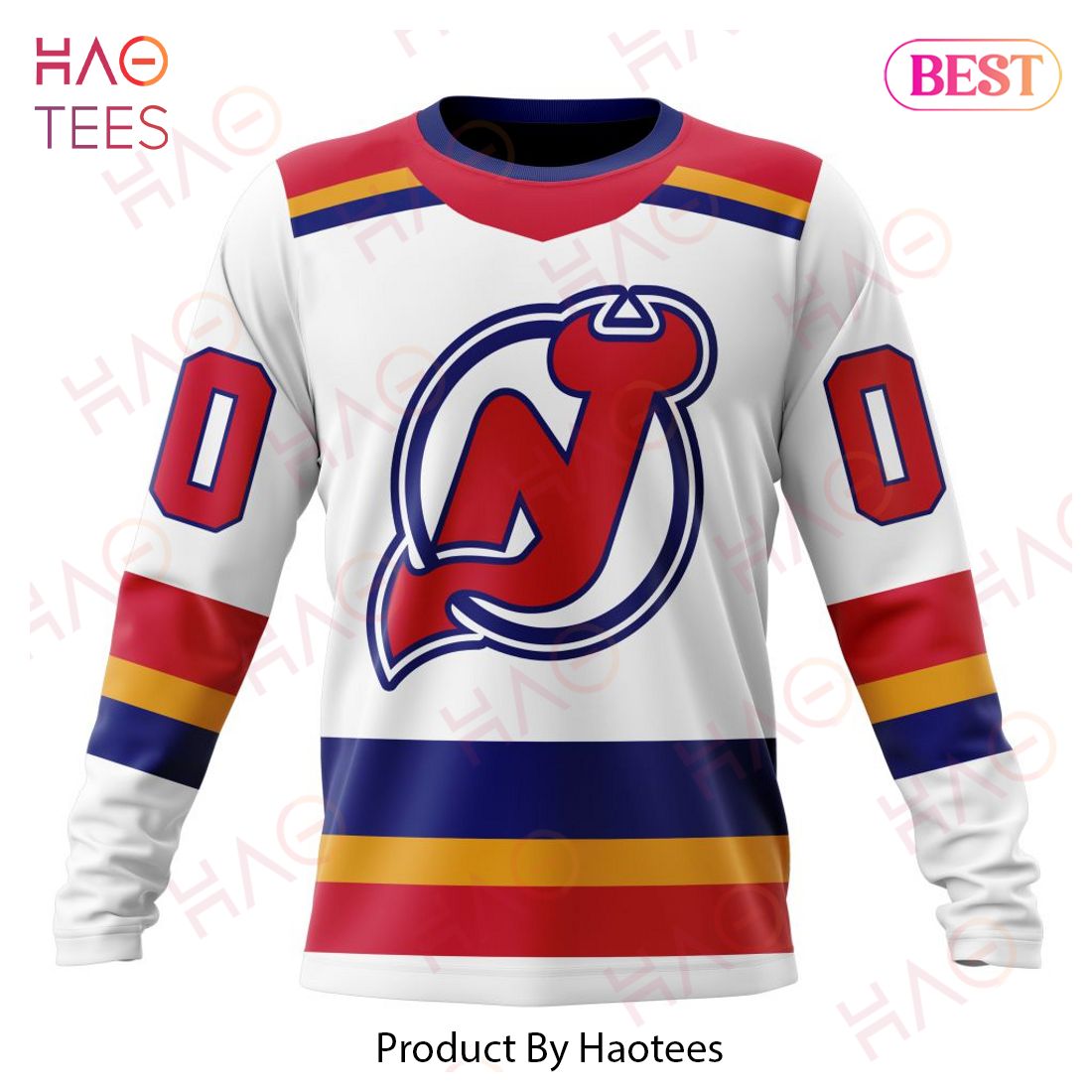 NHL New Jersey Devils Reverse Retro Kits Hoodie