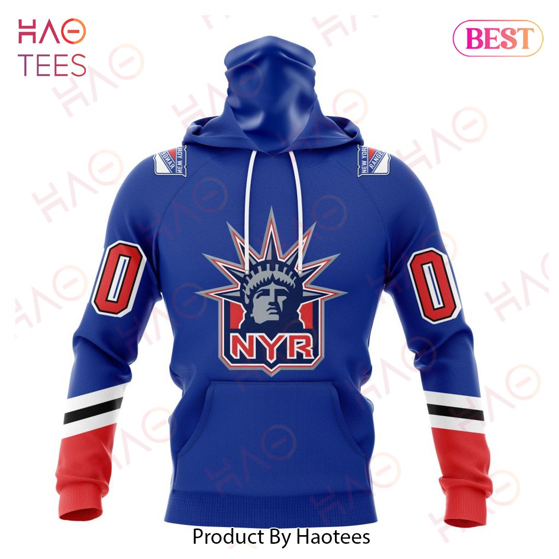 NHL New York Rangers Reverse Retro Personalized Hoodie - HipposFashion