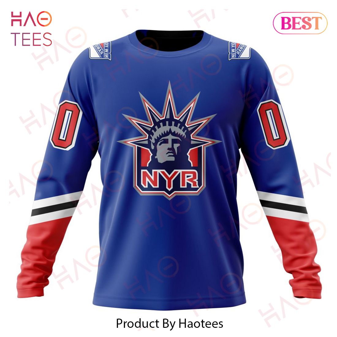 Custom New York Rangers Retro Vintage Tie Dye NHL Shirt Hoodie 3D