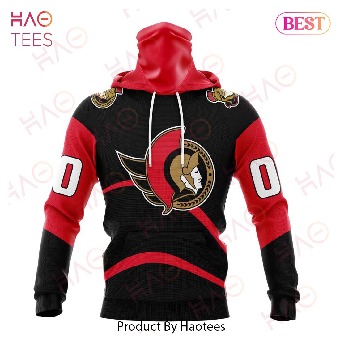 Custom Ottawa Senators Retro Gradient Design NHL Shirt Hoodie 3D - Bring  Your Ideas, Thoughts And Imaginations Into Reality Today