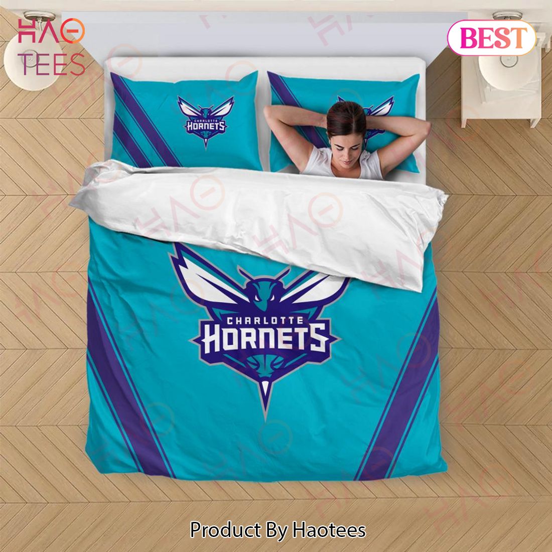 NBA Charlotte Hornets Bedding Duvet Cover Limited Edition