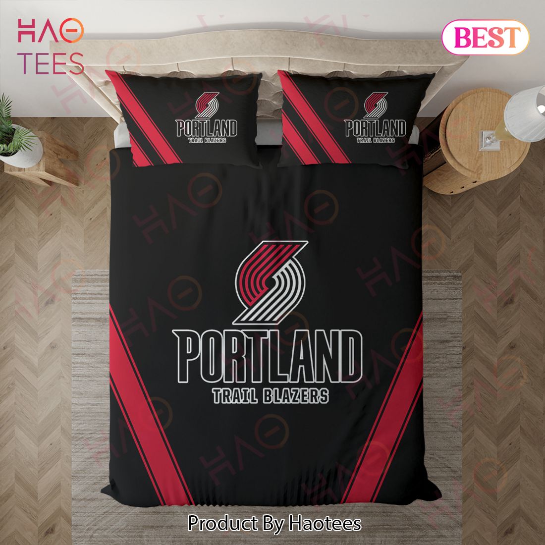 NBA Portland Trail Blazers Bedding Duvet Cover Limited Edition NBA Portland Trail Blazers Bedding Duvet Cover Limited Edition
