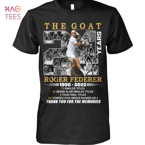 The Goat Roger Federer 1998-2022 Shirt