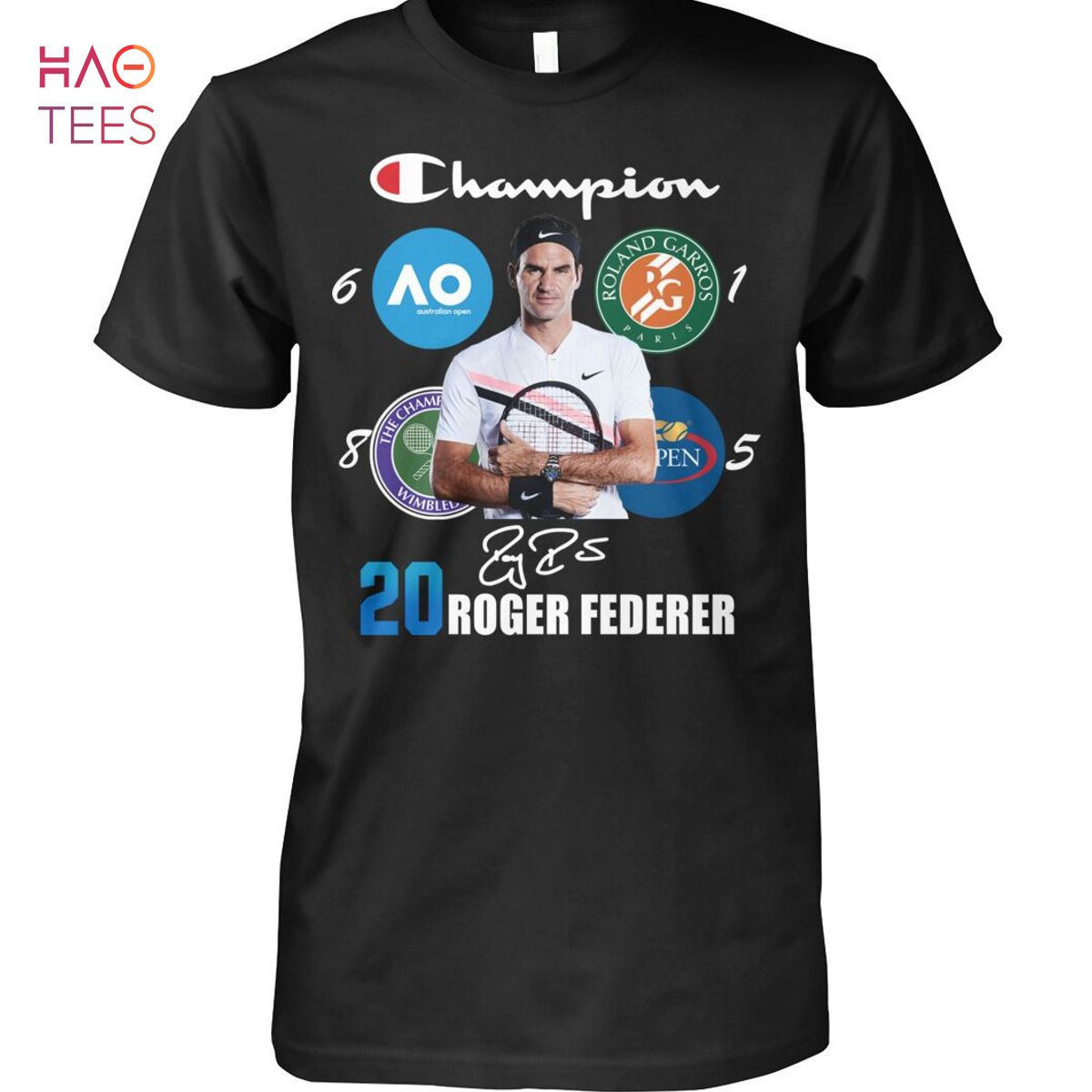 Champion 20 Roger Federer Shirt