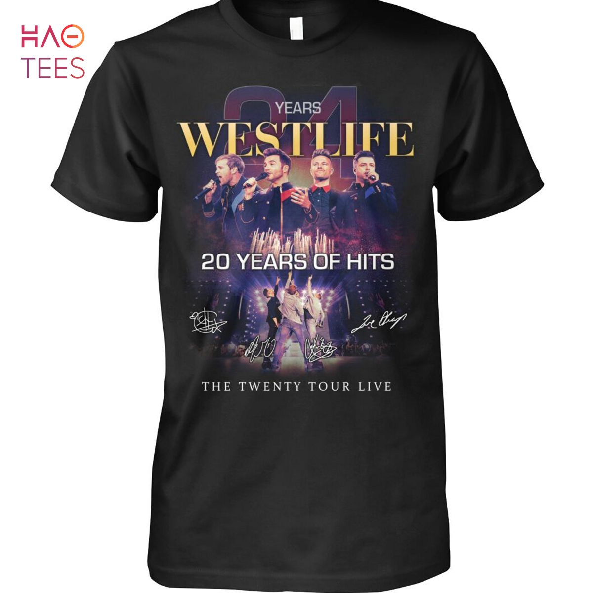 Westlife 20 Years Of Hits Shirt Limited Edition