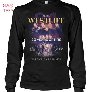 Westlife 20 Years Of Hits Shirt Limited Edition