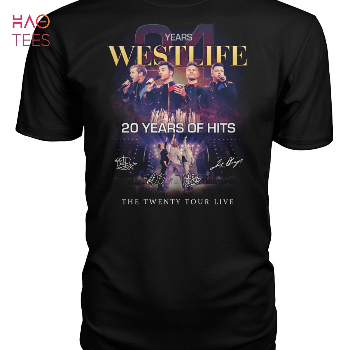 Westlife 20 Years Of Hits Shirt Limited Edition Westlife 20 Years Of Hits Shirt Limited Edition