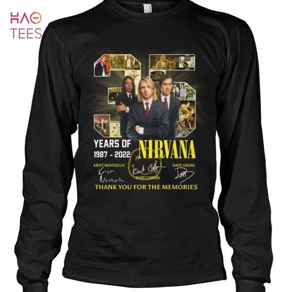 35 Years 1987-2022 Nirvana Shirt