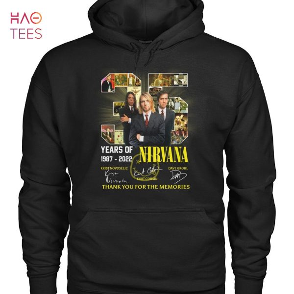 35 Years 1987-2022 Nirvana Shirt