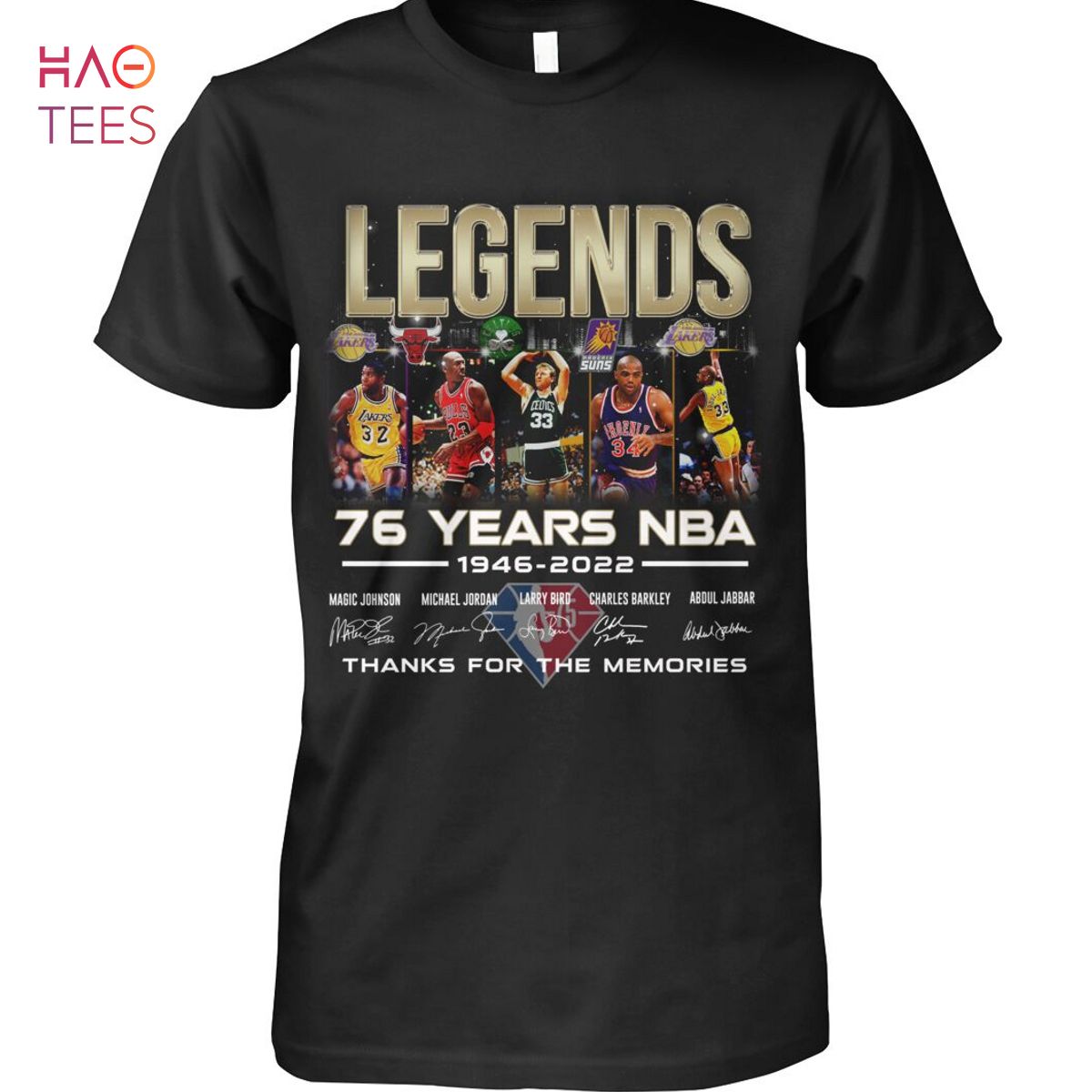 Legends 76 Years NBA 1946-2022 Shirt
