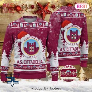 A.S. Cittadella 1973 Pink Mix White Sweater Limited Edition