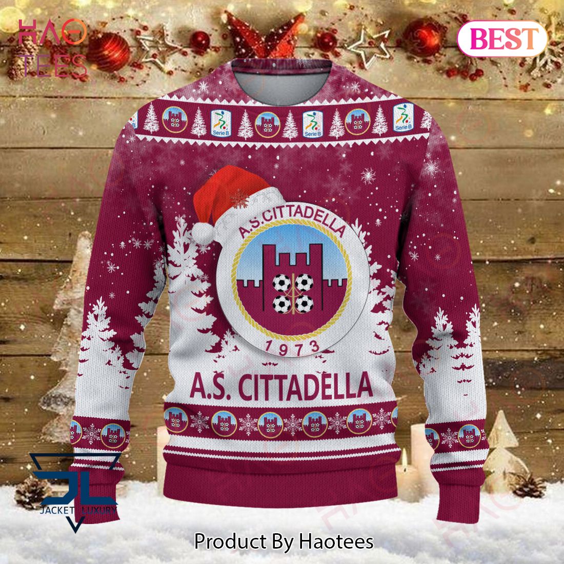 A.S. Cittadella 1973 Pink Mix White Sweater Limited Edition A.S. Cittadella 1973 Pink Mix White Sweater Limited Edition