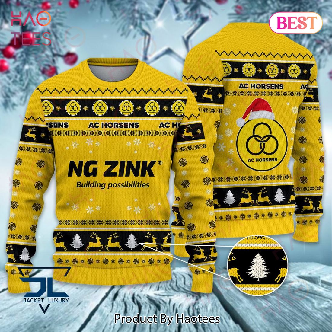 AC Horsens NG Zink Christmas Luxury Brand Sweater Limited Edition