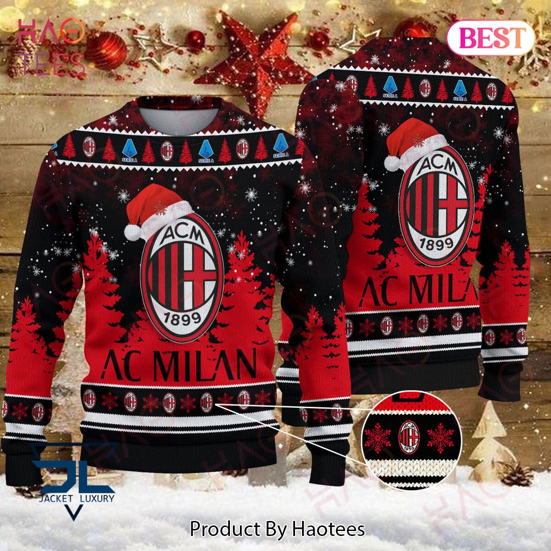 AC Milan ACM 1899  Luxury Brand Sweater Limited Edition