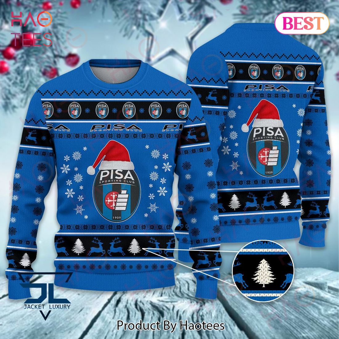 AC Pisa 1909 Christmas Luxury Brand Sweater Limited Edition