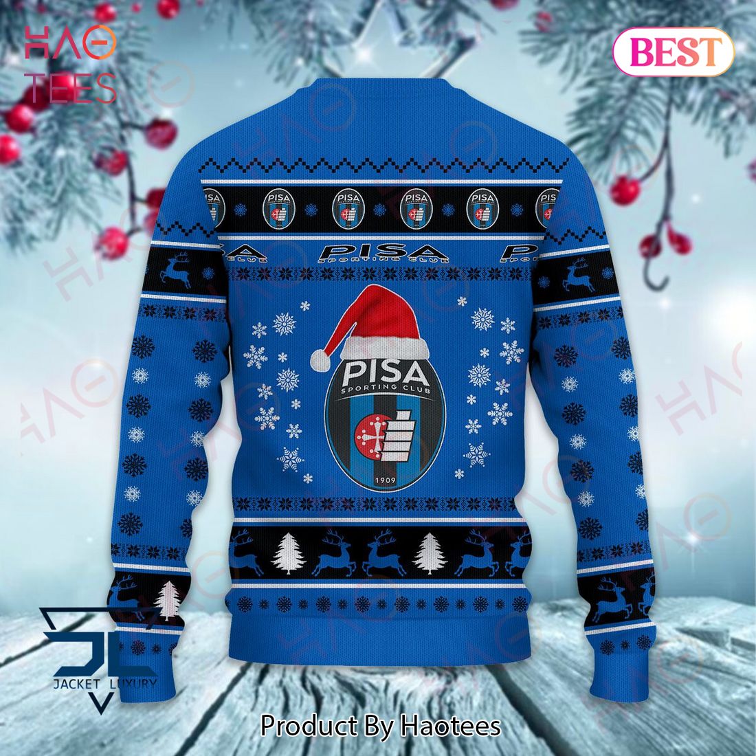 AC Pisa 1909 Christmas Luxury Brand Sweater Limited Edition AC Pisa 1909 Christmas Luxury Brand Sweater Limited Edition