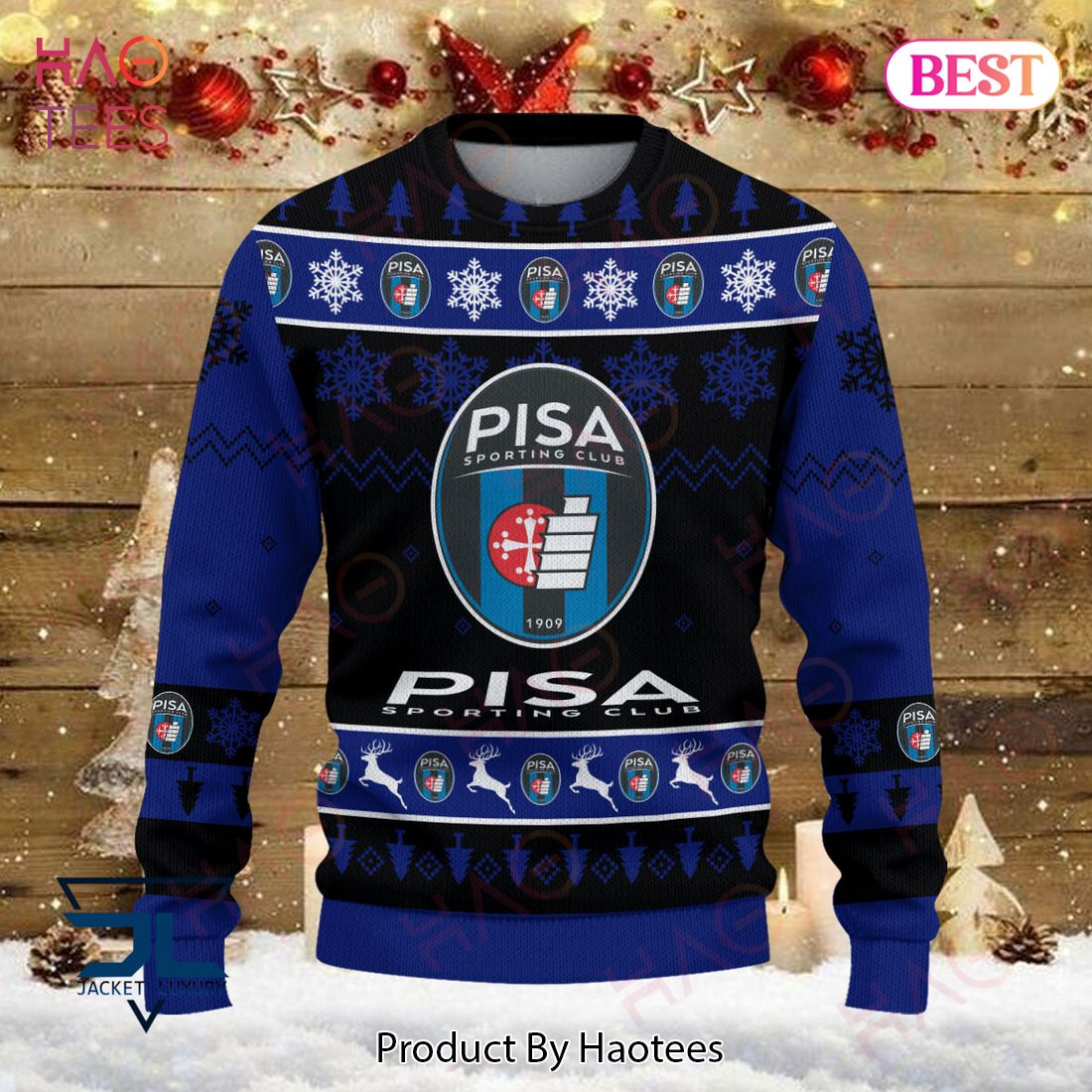 AC Pisa Sporting Club 1909 Christmas Luxury Brand Sweater Limited Edition AC Pisa Sporting Club 1909 Christmas Luxury Brand Sweater Limited Edition