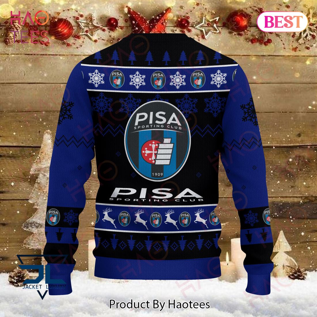 AC Pisa Sporting Club 1909 Christmas Luxury Brand Sweater Limited Edition AC Pisa Sporting Club 1909 Christmas Luxury Brand Sweater Limited Edition