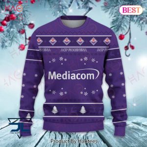 ACF Fiorentina Mediacom Christmas Luxury Brand Sweater Limited Edition
