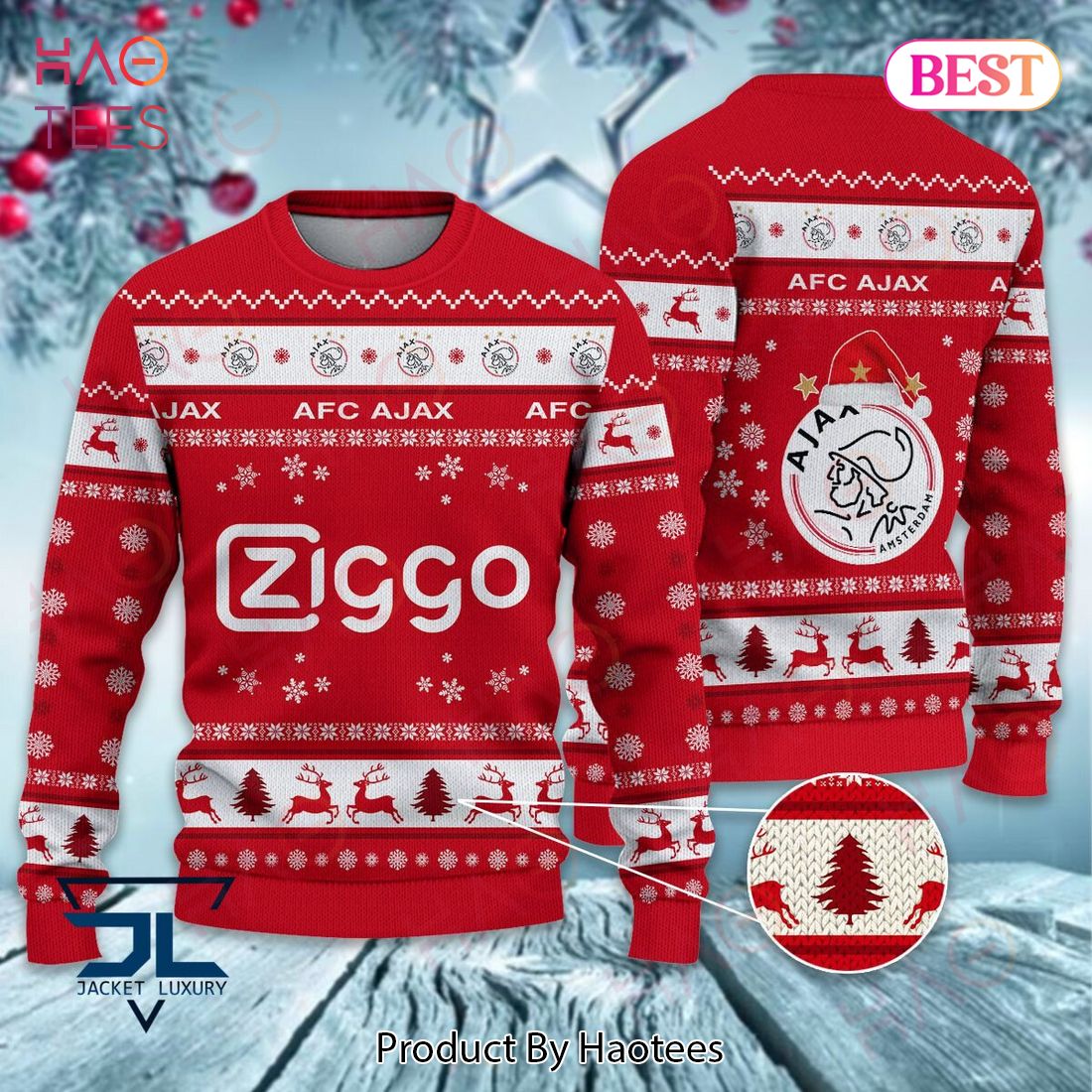 AFC Ajax Christmas Luxury Brand Sweater Limited Edition