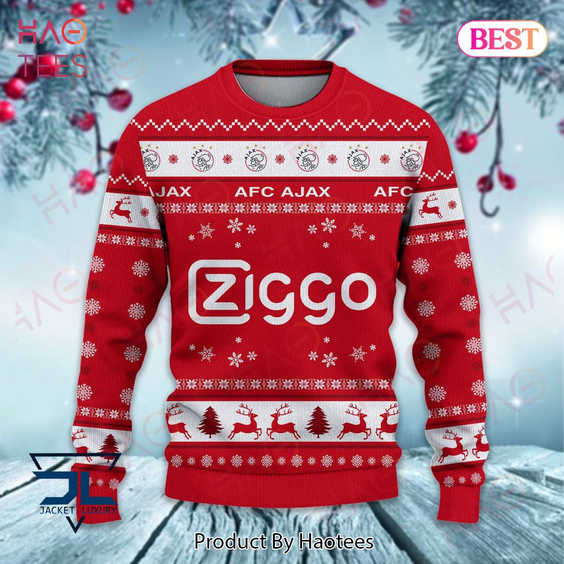 AFC Ajax Christmas Luxury Brand Sweater Limited Edition AFC Ajax Christmas Luxury Brand Sweater Limited Edition