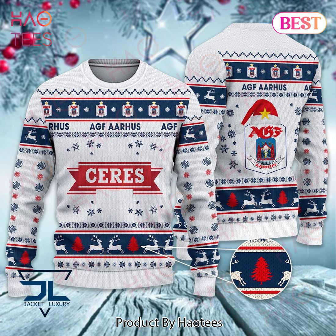 AGF Aarhs Ceres Christmas Luxury Brand Sweater Limited Edition