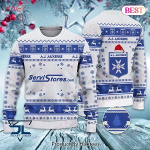 AJ Auxerre Servi Stores Christmas Luxury Brand Sweater Limited Edition