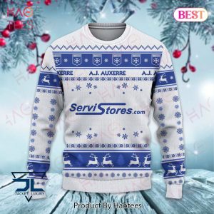 AJ Auxerre Servi Stores Christmas Luxury Brand Sweater Limited Edition