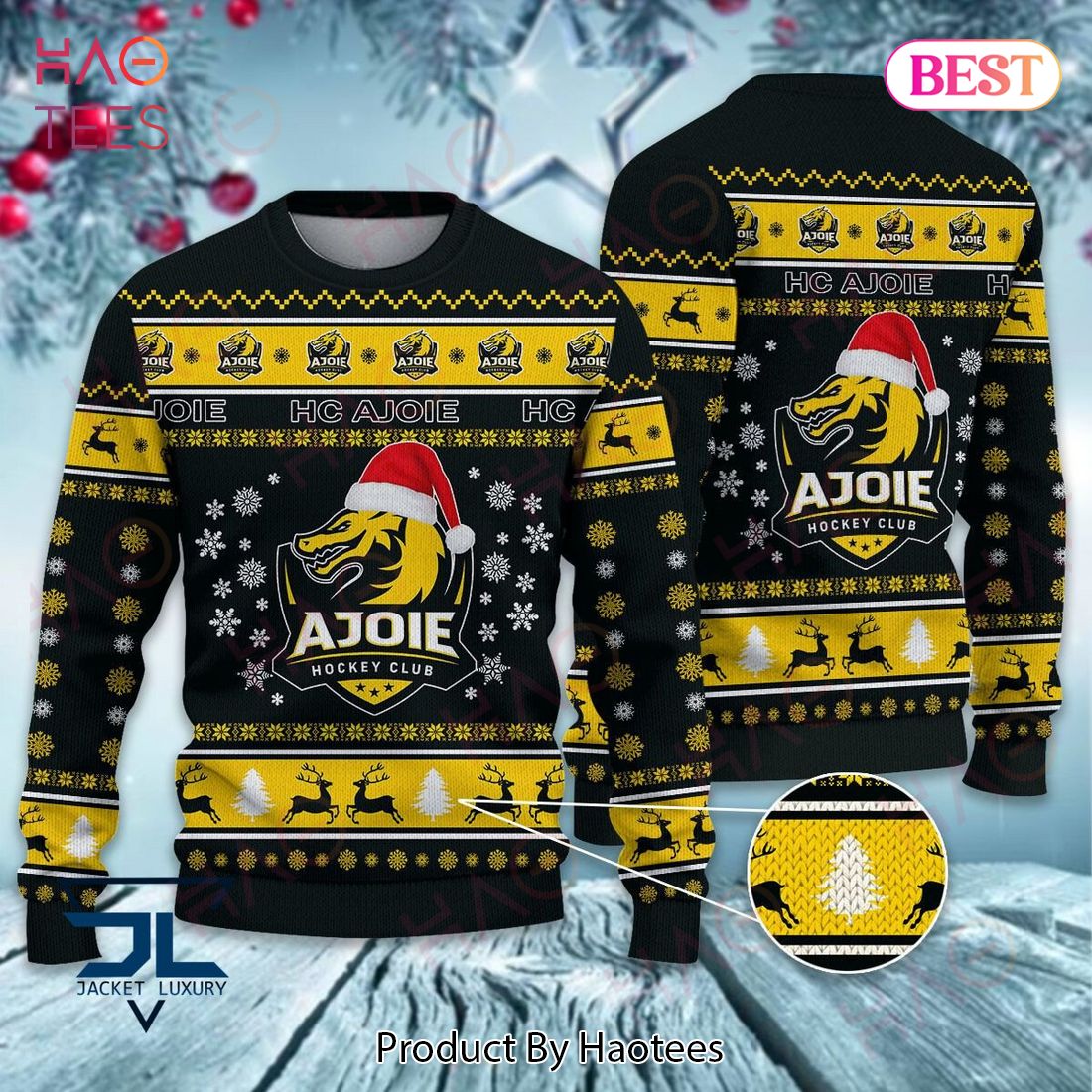 Ajoie Hockey Club Christmas Luxury Brand Sweater Limited Edition