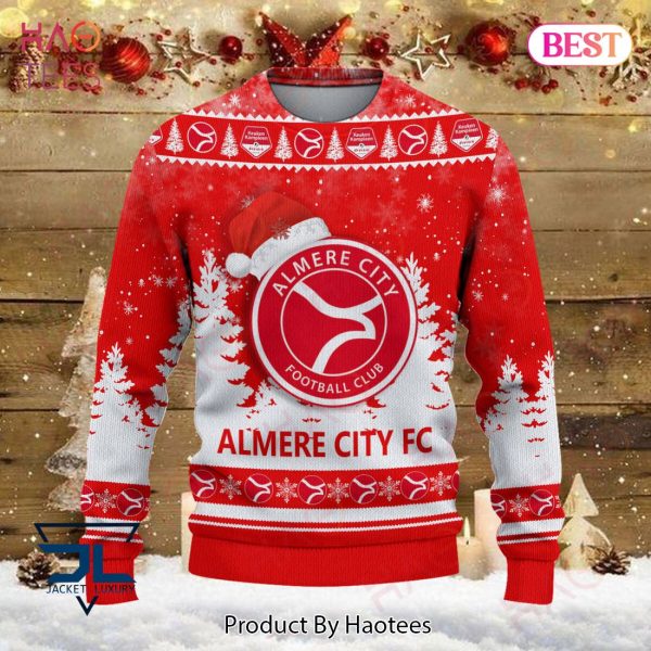 Almere City FC Red Mix White Christmas Luxury Brand Sweater Limited Edition