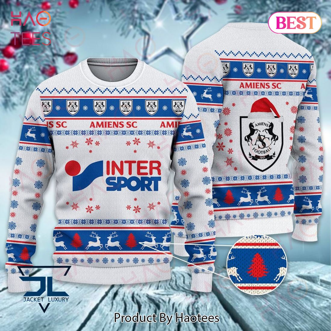 Amiens SC Inter Sport Christmas Luxury Brand Sweater Limited Edition
