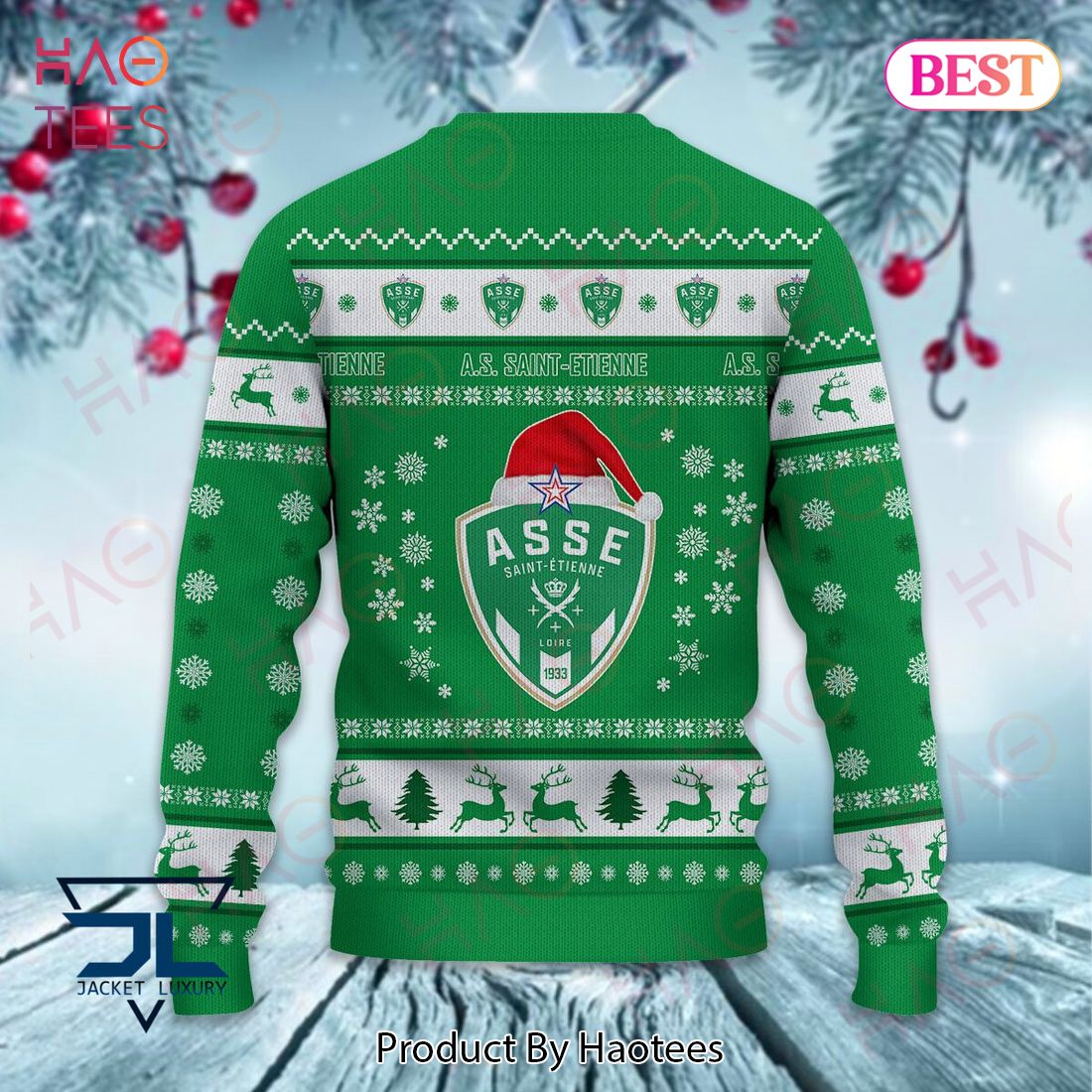 AS Saint_Etienne Zebet Christmas Luxury Brand Sweater Limited Edition AS Saint_Etienne Zebet Christmas Luxury Brand Sweater Limited Edition