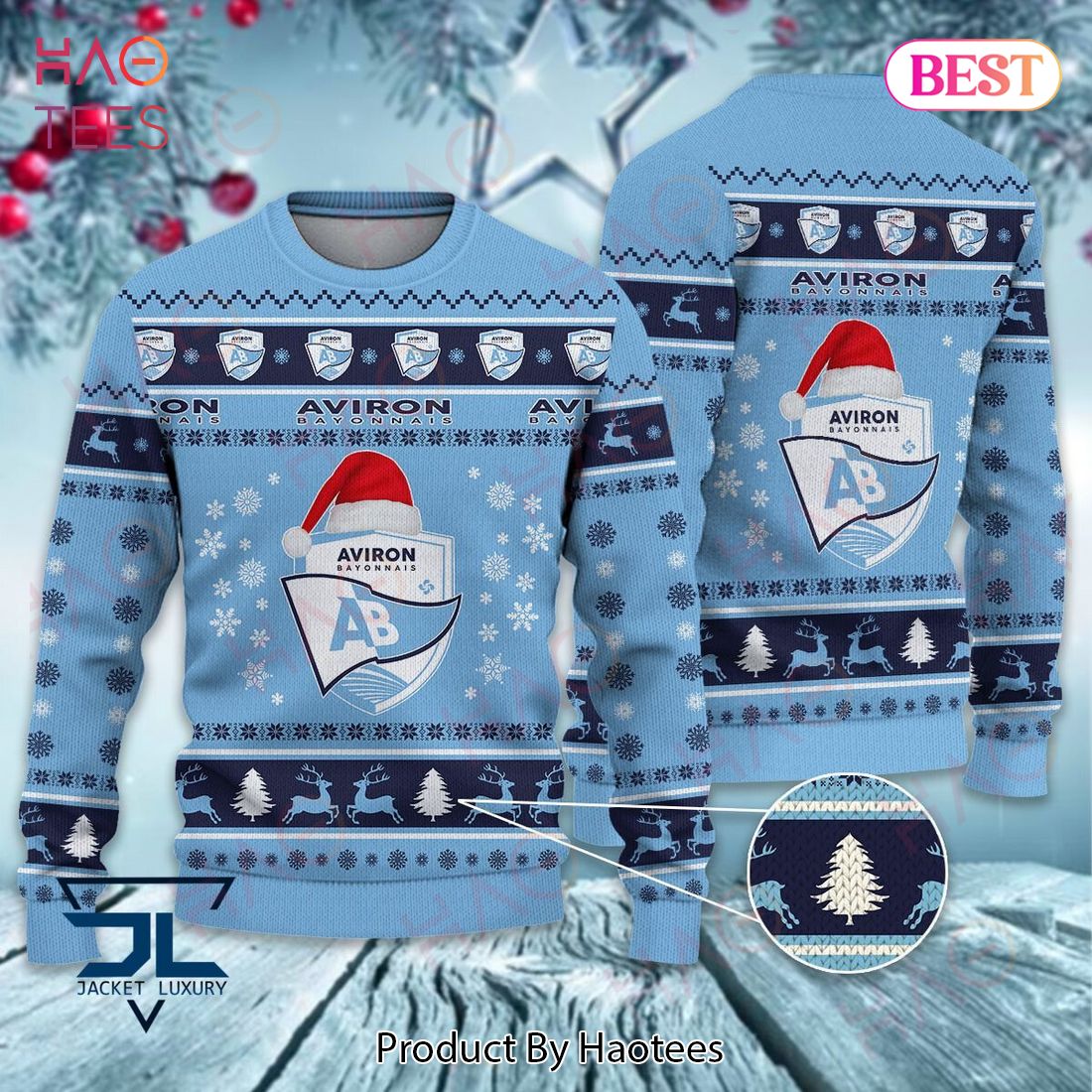Aviron Bayonnais Christmas Luxury Brand Sweater Limited Edition Aviron Bayonnais Christmas Luxury Brand Sweater Limited Edition