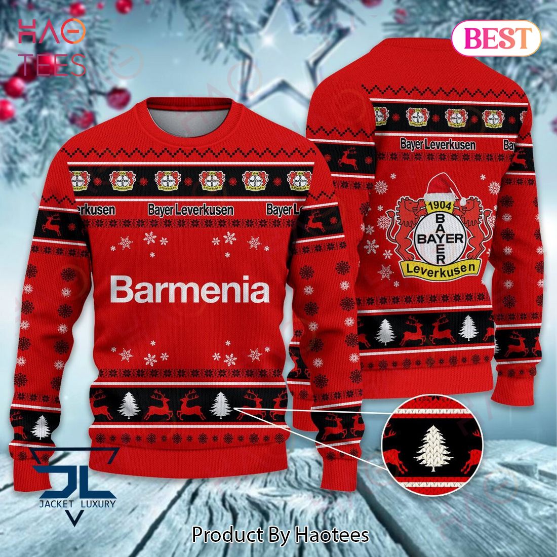 Bayer Leverkusen Christmas Luxury Brand Sweater Limited Edition Bayer Leverkusen Christmas Luxury Brand Sweater Limited Edition