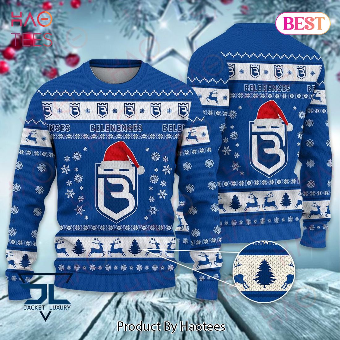BEST Belenenses SAD Christmas Luxury Brand Sweater Limited Edition BEST Belenenses SAD Christmas Luxury Brand Sweater Limited Edition