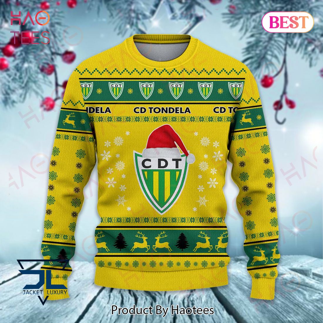BEST C.D Tondela CDT Christmas Luxury Brand Sweater Limited Edition BEST C.D Tondela CDT Christmas Luxury Brand Sweater Limited Edition