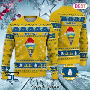 BEST Estoril Praia Gold Mix Color Christmas Luxury Brand Sweater Limited Edition