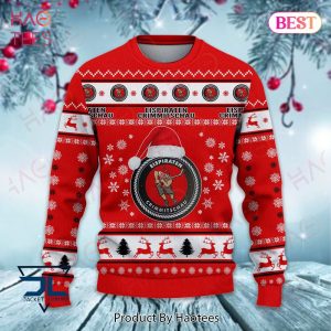 BEST ETC Crimmitschau Red Mix White Christmas Luxury Brand Sweater Limited Edition