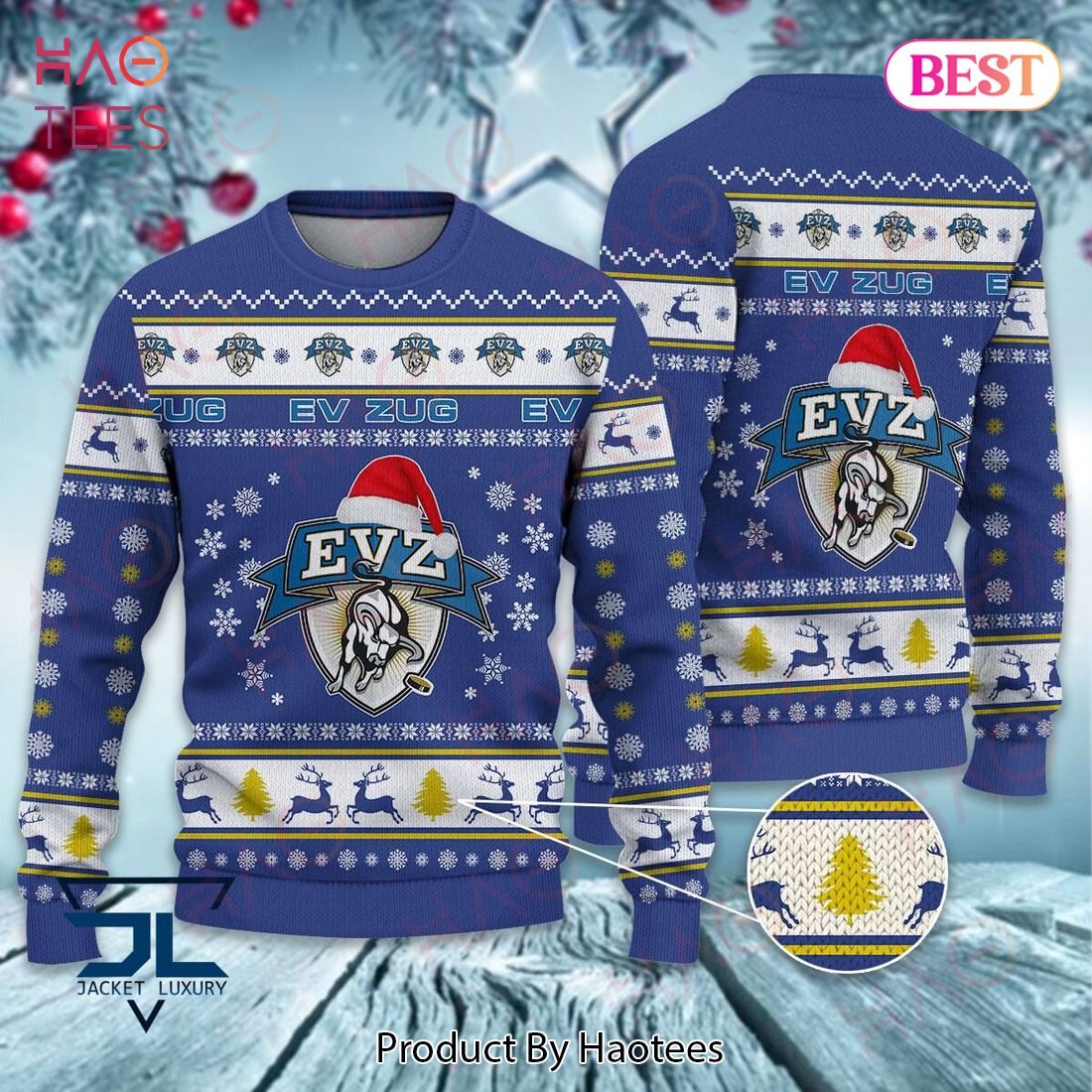 BEST EV Zug Christmas Luxury Brand Sweater Limited Edition