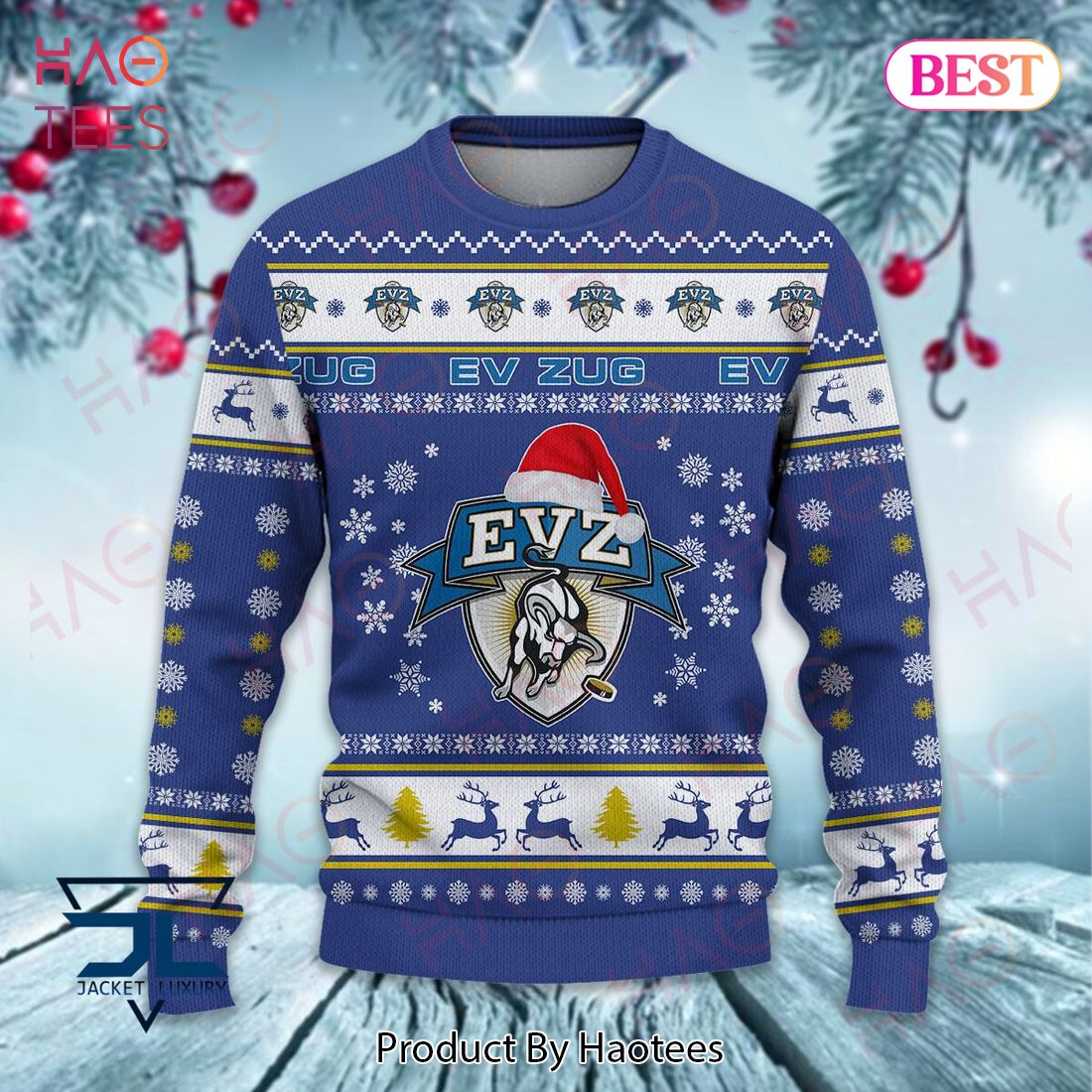 BEST EV Zug Christmas Luxury Brand Sweater Limited Edition BEST EV Zug Christmas Luxury Brand Sweater Limited Edition